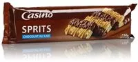 Cantidad de azúcar en Sprits chocolat au lait