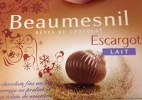 Sucre et nutriments contenus dans Reves de chocolat