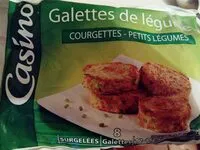 Sokerin määrä sisällä Galettes de légumes courgettes petits légumes