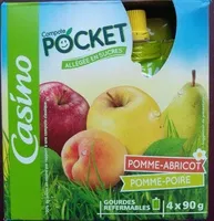 İçindeki şeker miktarı Compote POCKET allégée en sucres