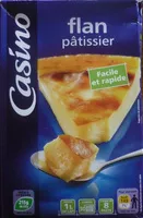 Suhkru kogus sees flan pâtissier
