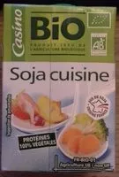 Quantité de sucre dans Bio Soja cuisine