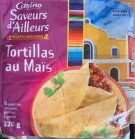Sokerin määrä sisällä Tortillas de blé et maïs
