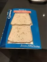 İçindeki şeker miktarı Terrine de Saumon et saumon fumé