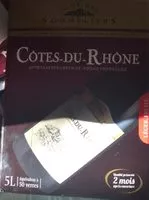 Amount of sugar in Vin cotes-du-Rhone