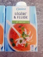 Cantidad de azúcar en Légère* & Fluide 4% de matières grasses
