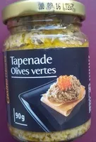 Sokerin määrä sisällä La Tapenade d'olives vertes