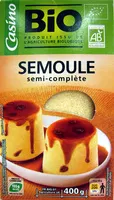 Semoule semi complete de ble dur bio