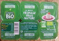Zuckermenge drin Le petit fromage frais nature 3,8% de matière grasse sur produit fini