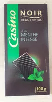 Quantité de sucre dans Noir Dégustation à la menthe intense