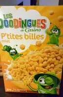 Zuckermenge drin P'tites billes miel.