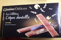 Количество сахара в Crêpes dentelle nature