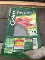 Amount of sugar in Rosette en tranches