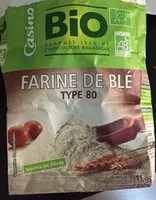 Suhkru kogus sees Farine de blé Type 80