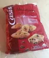 Quantité de sucre dans Madeleines aux pépites de chocolat