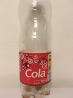 Sokerin määrä sisällä Cola