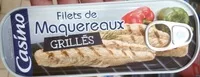 İçindeki şeker miktarı Filets de maquereaux grillés au naturel