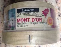 Sokerin määrä sisällä Mont d'Or Appellation d'Origine Protégée au lait cru