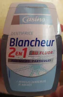 Suhkru kogus sees casino dentifrice blancheur 2 en 1