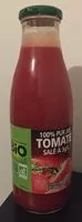 Zuckermenge drin Jus de tomate salé à 3g/L