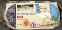 Jumlah gula yang masuk Beurre d'Isigny doux