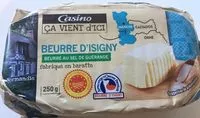 Jumlah gula yang masuk Beuure d'Isigny beurre au sel de Guérande