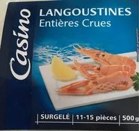 Jumlah gula yang masuk Langoustines entières crues surgelées