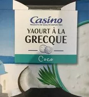 Amount of sugar in Yaourt à la grecque coco