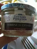 Sokerin määrä sisällä Terrine de canard à l' Armagnac