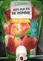 चीनी की मात्रा 100% Pur jus de Pomme