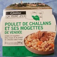 Poulet de challans et ses mogettes de vendee