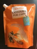 Jumlah gula yang masuk Cassonnade pure canne