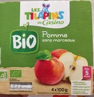 Sucre et nutriments contenus dans Famili baby bio