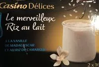 Quantité de sucre dans Le merveilleux riz au lait à la vanille de Madagascar et au riz de Camargue