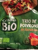 İçindeki şeker miktarı Trio de poivrons en lanières Bio