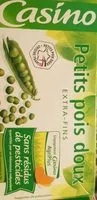 Zuckermenge drin Petits pois doux extra-fins