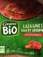 Sokerin määrä sisällä Lasagnes soja et légumes sauce tomate et légumes