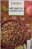 Cantidad de azúcar en Mélange de légumes secs
