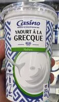 Cantidad de azúcar en Yaourt à la grecque nature , pot unitaire