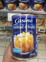 含糖量 Cocktail 4 fruits au sirop léger