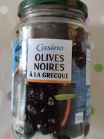 Amount of sugar in Olives noires à la grecque
