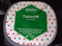 Sokerin määrä sisällä Taboulé oriental