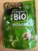 Quantité de sucre dans Pistaches grillées et salées