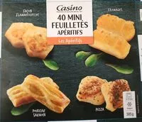 Quantité de sucre dans 40 mini feuilletés apéritifs