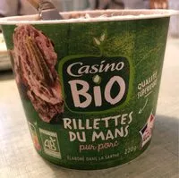 Amount of sugar in Rillettes du Mans