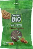 入っている砂糖の量 Noisettes décortiquées issues de l'agriculture biologique