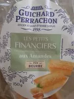 Sokerin määrä sisällä Les petits financiers aux amandes pur beurre