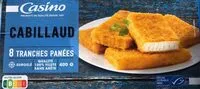 入っている砂糖の量 Cabillaud 8 portions panées