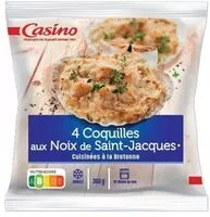 Quantité de sucre dans Coquilles aux noix de Saint jacques cuisinées à la Bretonne