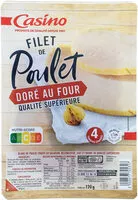 Jumlah gula yang masuk Filet de poulet doré au four 4 tranches épaisses